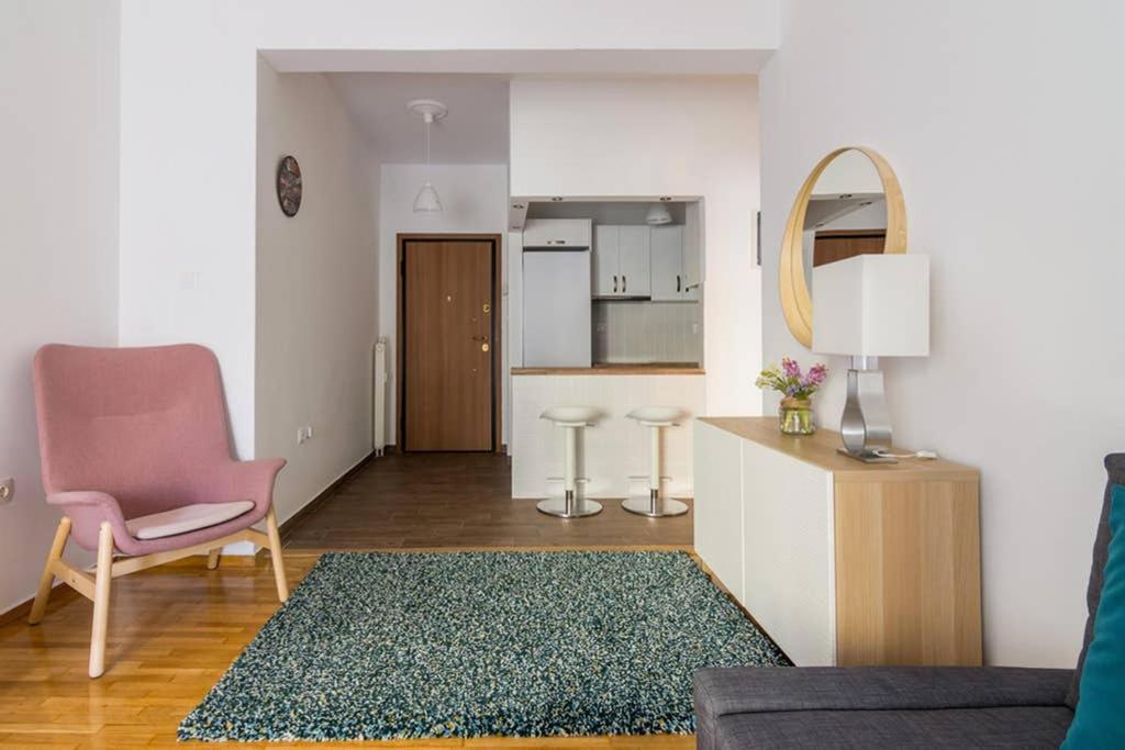 Brand New Decorated Flat For 4 Ppl In Pagrati Apartment Athens Ngoại thất bức ảnh